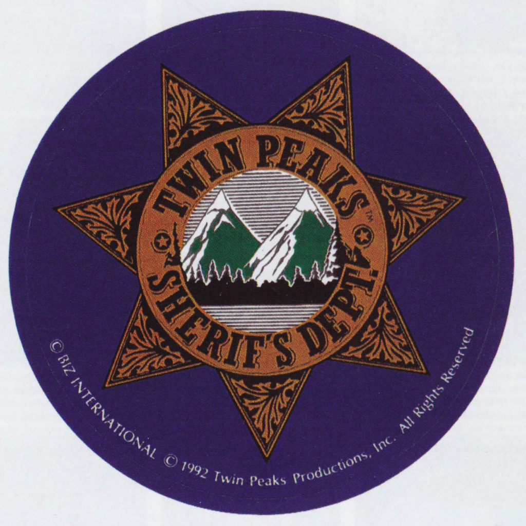 Twin Peaks Sheriff's Department Bage