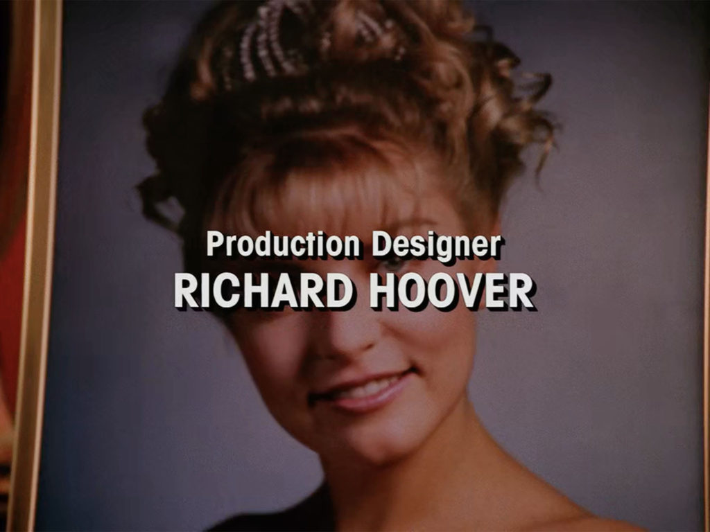 End credits with Laura Palmer's homecoming queen photo