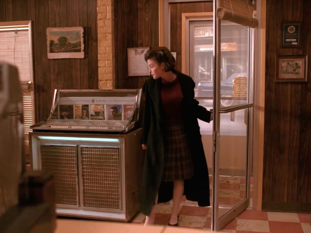 Audrey Horne in the Double R Diner