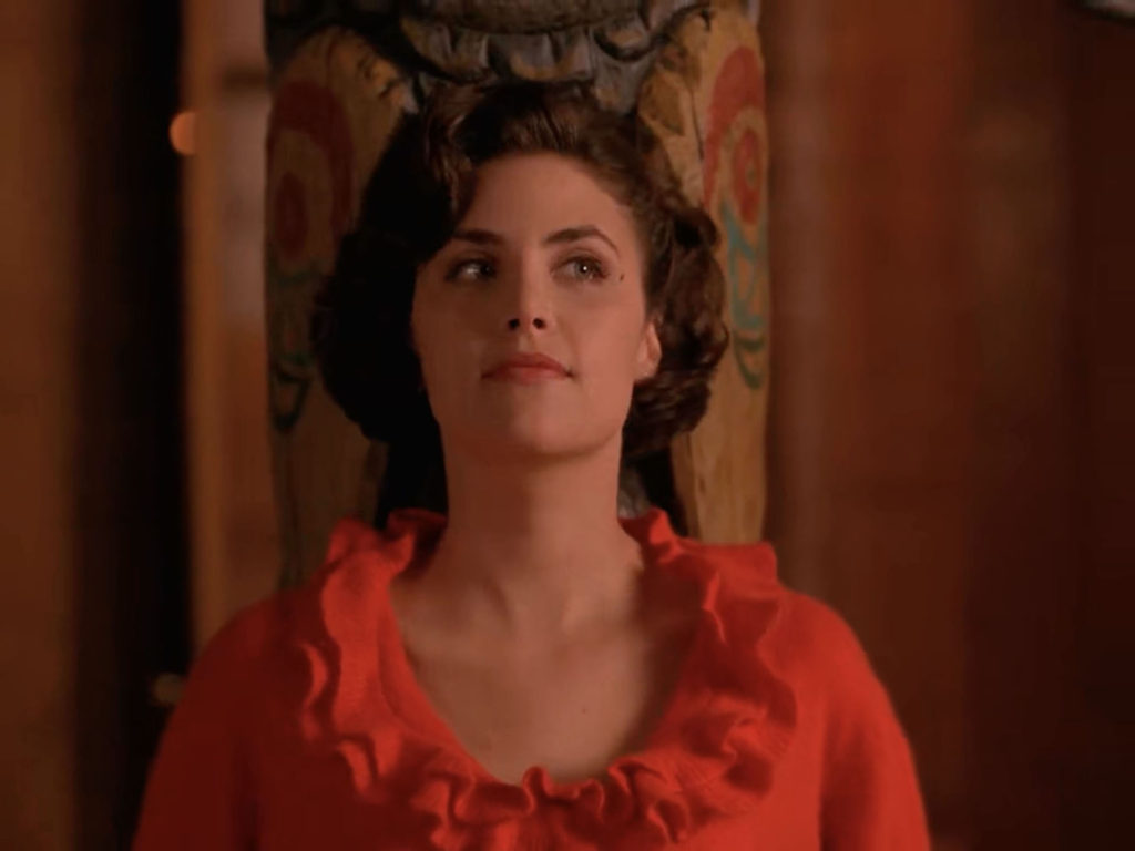 Audrey Horne Waits for Cooper