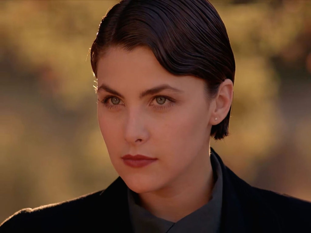Audrey Horne at Laura's Funeral in Episode 1003