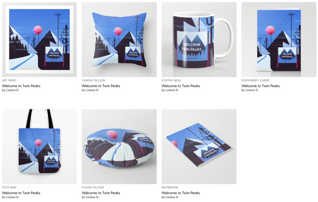 Twin Peaks X Society6 - Products