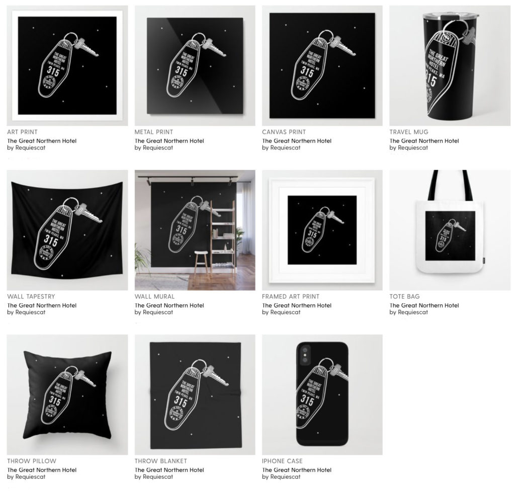 Twin Peaks X Society6 - Products