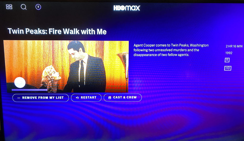 HBOMax - AppleTV Version