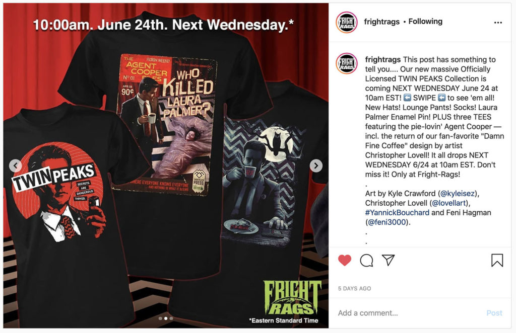 Fright-Rags - Instagram - June 18, 2020