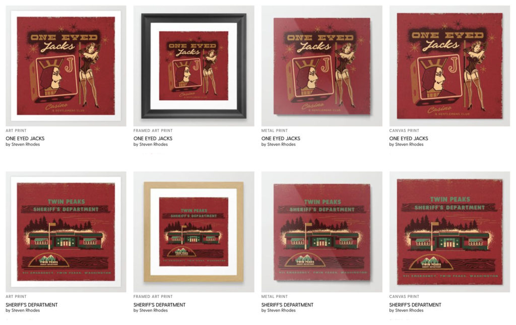 Twin Peaks X Society6 - Steven Rhodes' Products