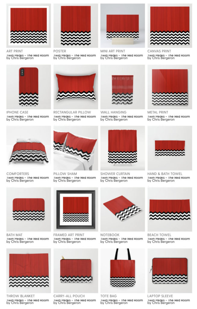 Red Room Products on Society6