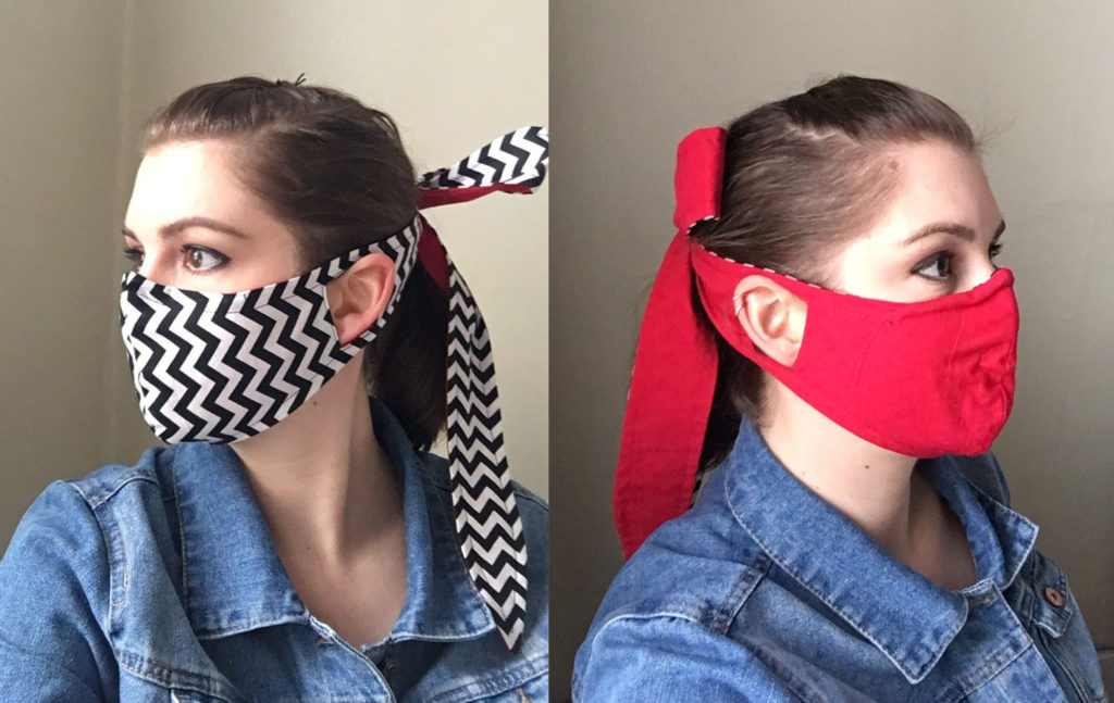 Twin Peaks Face Mask - Big Bow by the Ostbros