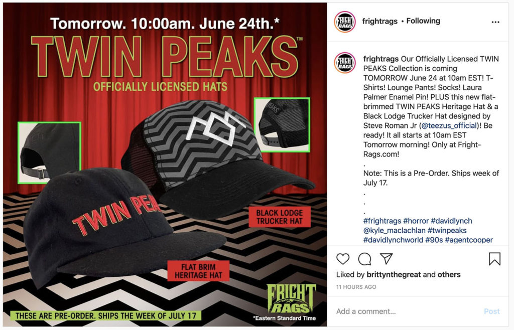 Fright-Rags - Instagram - June 23, 2020