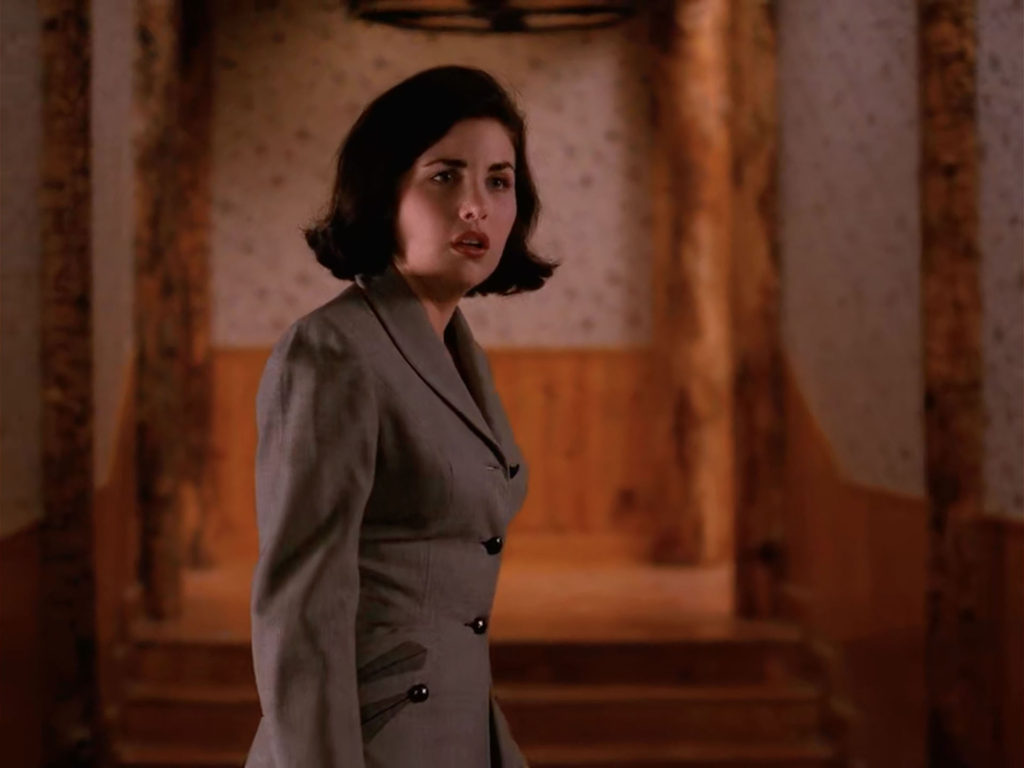 Audrey Horne in the Hall