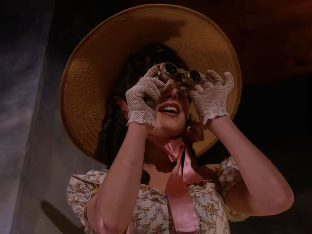 Audrey Horne with Binoculars 