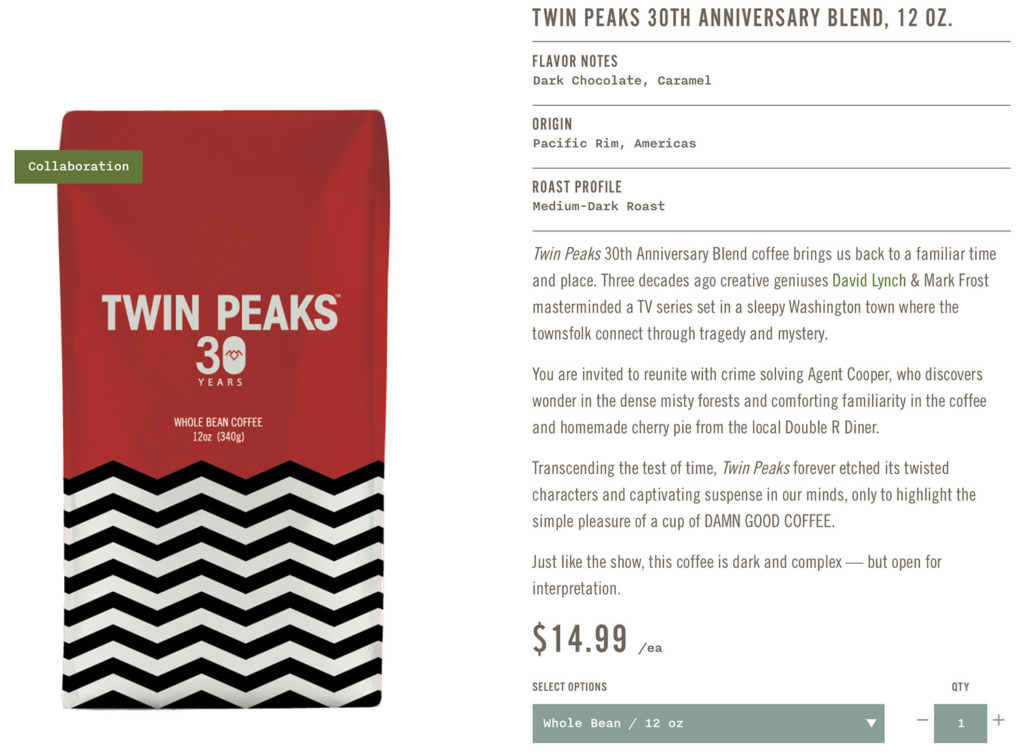 Twin Peaks 30th Anniversary Blend by Allegro Coffee