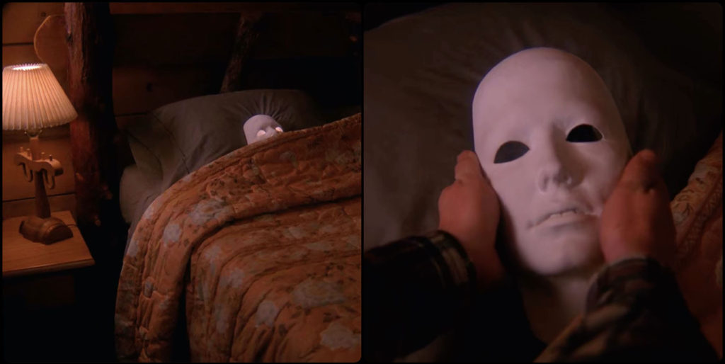Caroline's Death Mask in Episode 2015