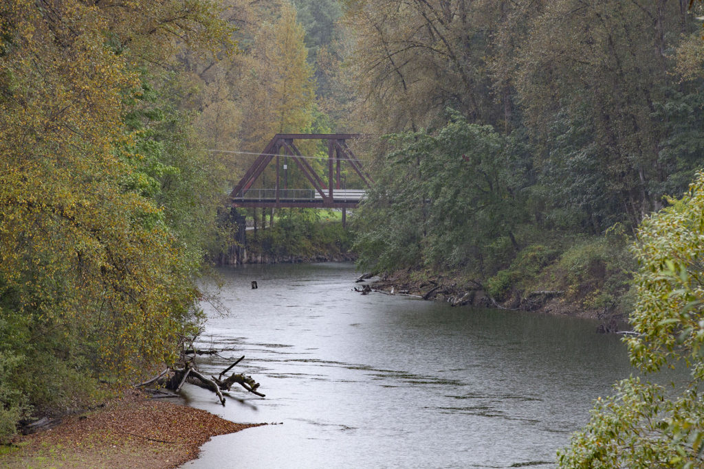 View of Ronette's Bridge from Meadowbrook - September 15, 2019