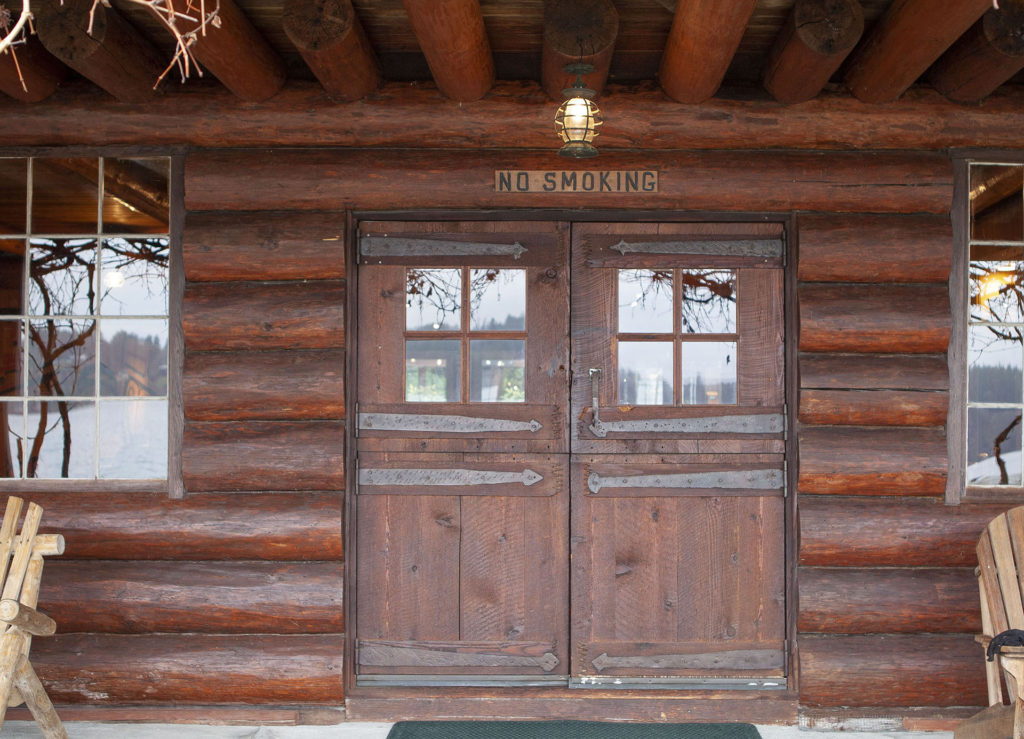 Twin Peaks Film Location - Blue Pine Lodge Kitchen Door Exterior
