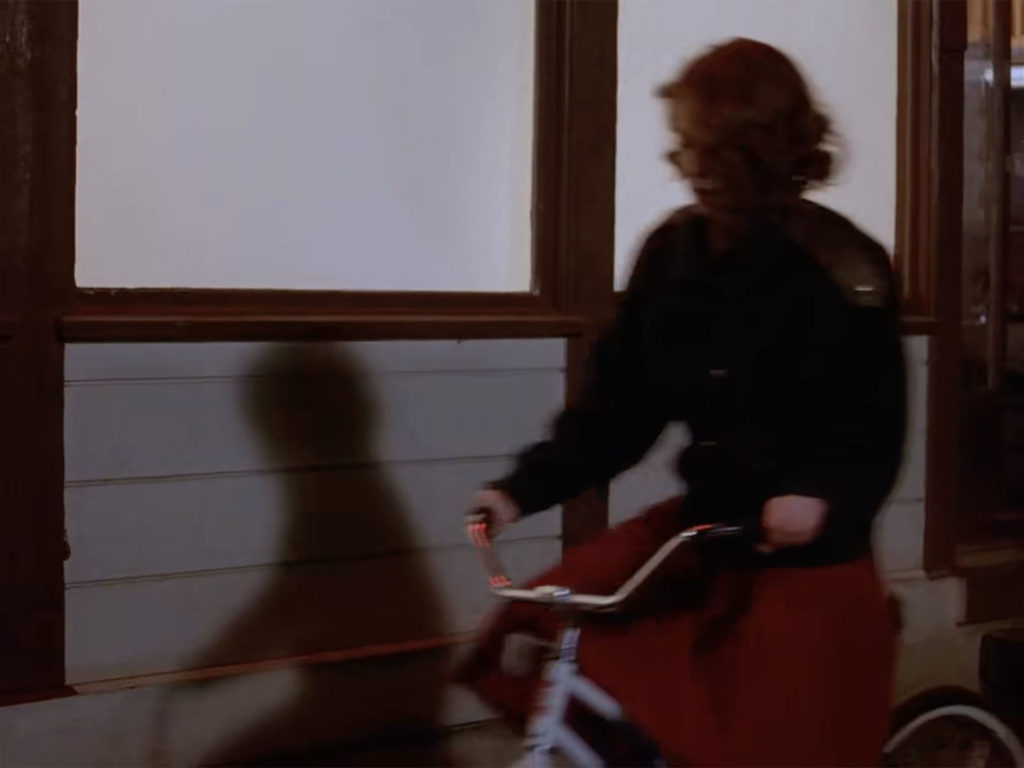 Donna Hayward and Harriet's bike in the Pilot Episode