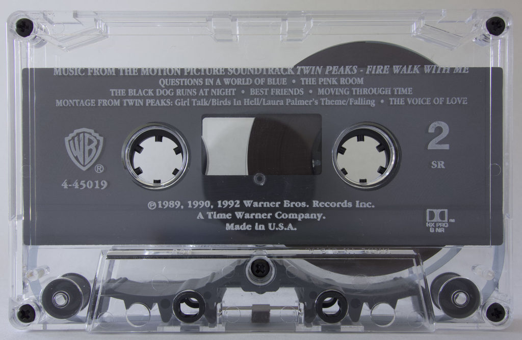 Twin Peaks Fire Walk With Me Soundtrack - Cassette Side 1