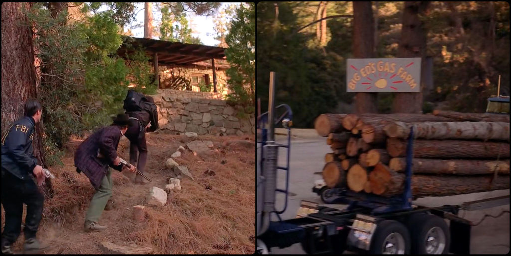 Jacques' cabin and Big Ed's Gas Farm from Episode 1005