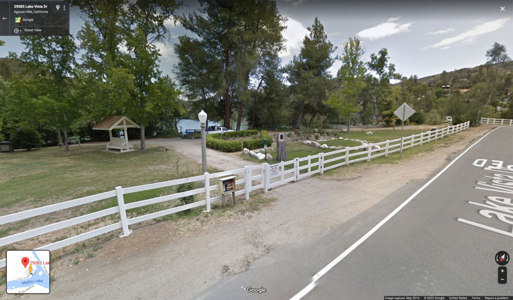 Google Maps - Lake Vista Drive Path
