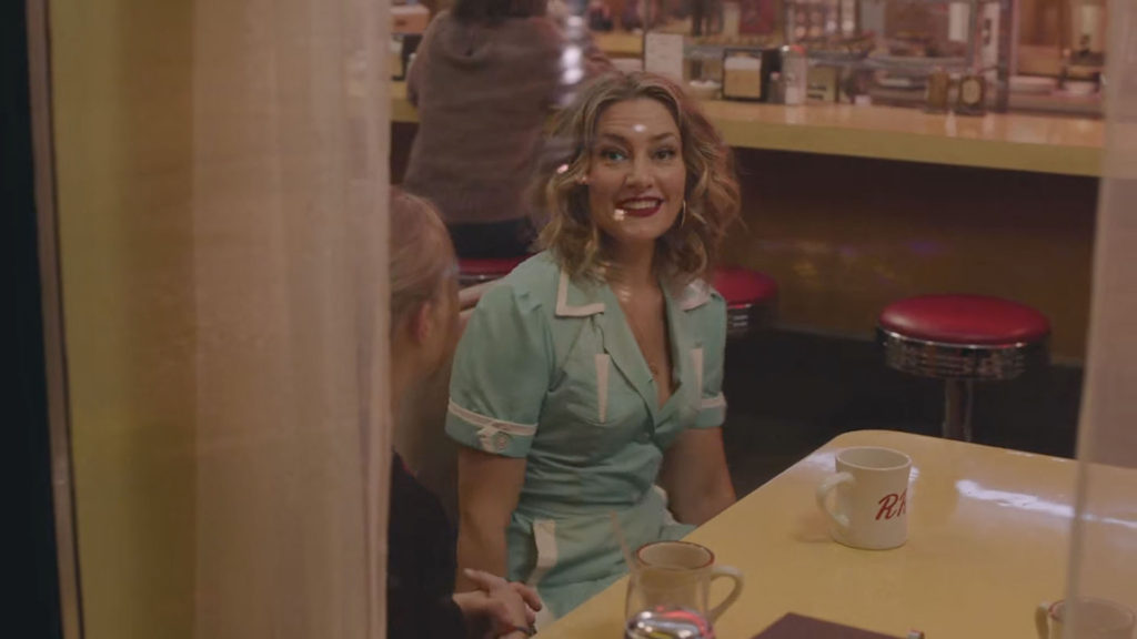 Twin Peaks Film Location - Briggs Family at the Double R Diner