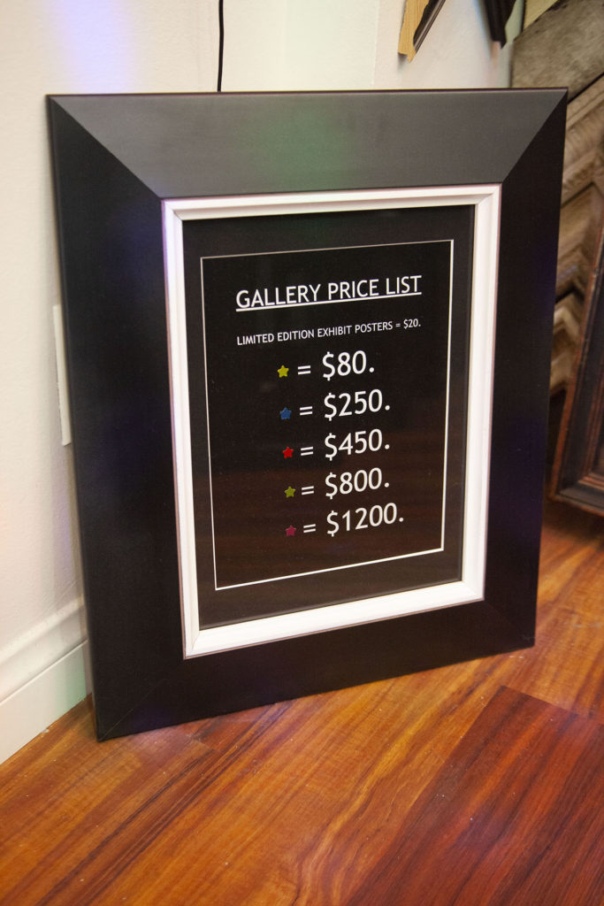 Gallery Price List