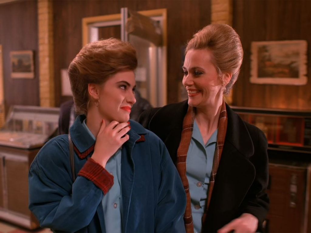 Shelly Johnson and Norma Jennings return from day of beauty