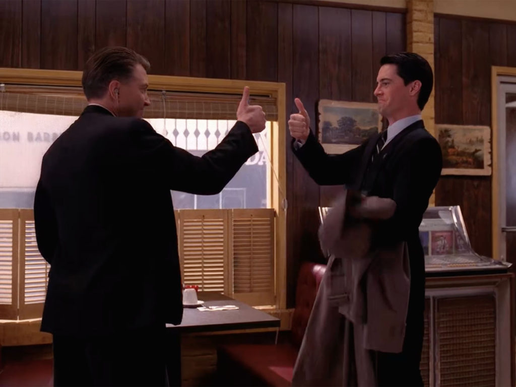 Thumbs Up from Gordon Cole and Dale Cooper