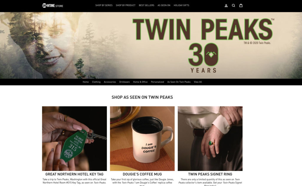 Ultimate Twin Peaks Gift Guide 2020 - Showtime Store