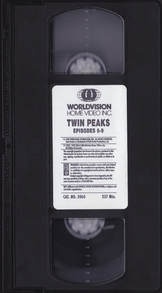 Twin Peaks - WorldVision Home Video Episode 6-9 VHS
