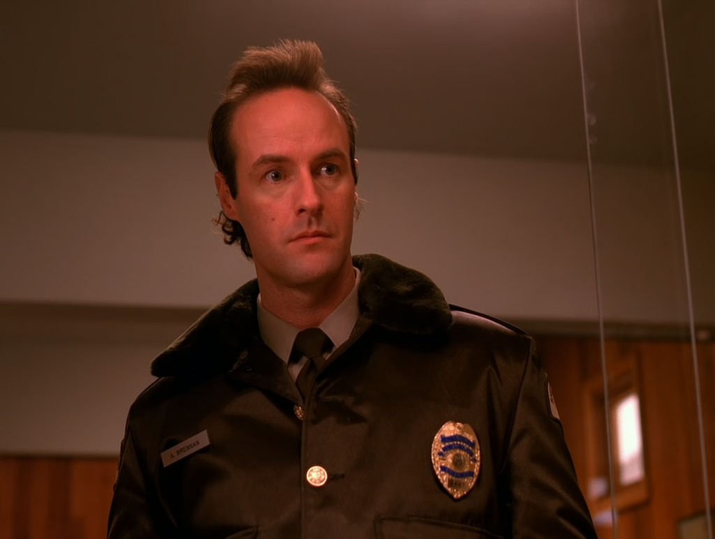 Deputy Andy at the Twin Peaks Sheriff's Department