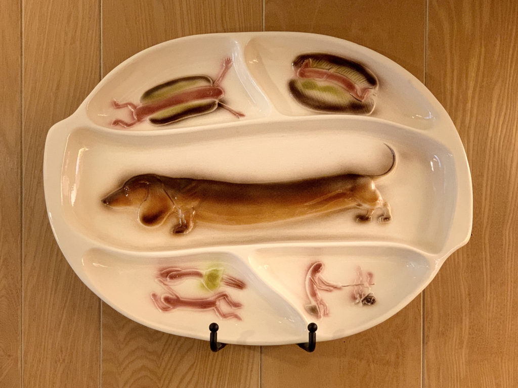 Twin Peaks Prop - Johnson's Hot Dog Serving Platter