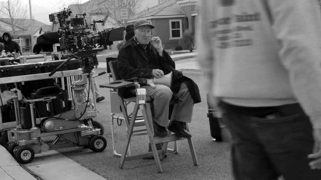 David Lynch in between takes