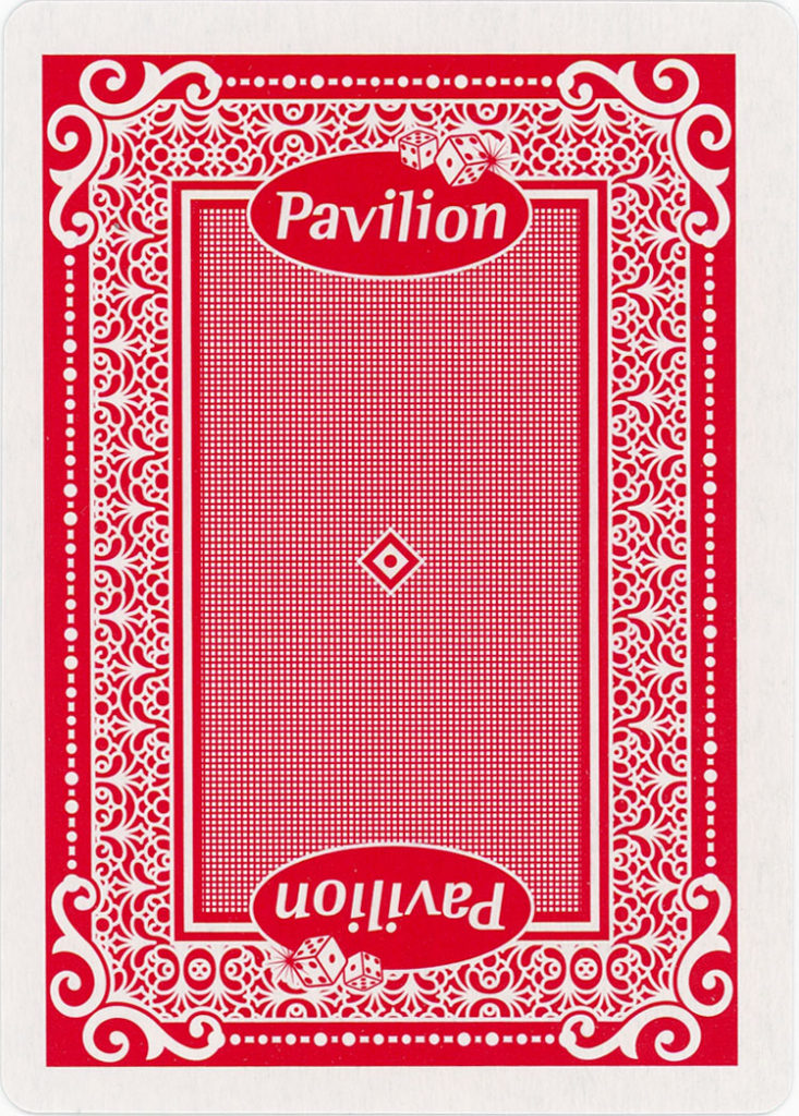 Red Pavilion Playing Card