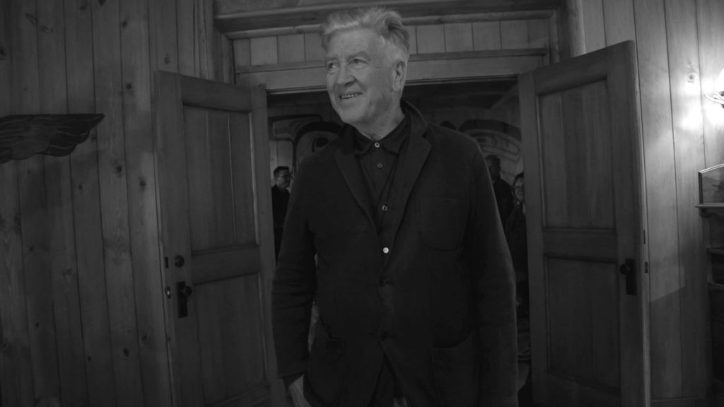 David Lynch on the Set of The Great Northern Hotel