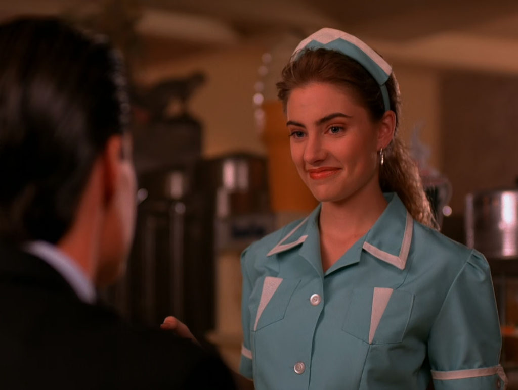 Special Agent Dale Cooper and Shelly Johnson at the Double R Diner