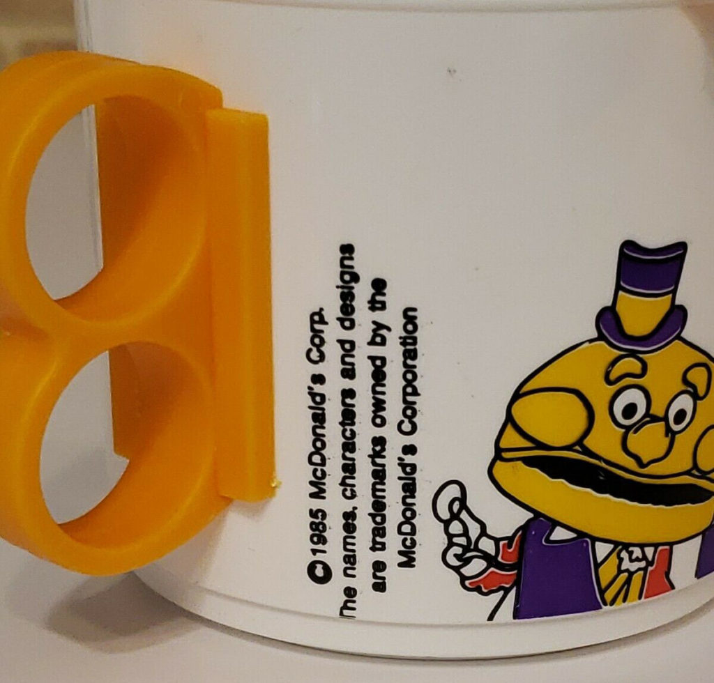 McDonald's Sippy Cup from 1985