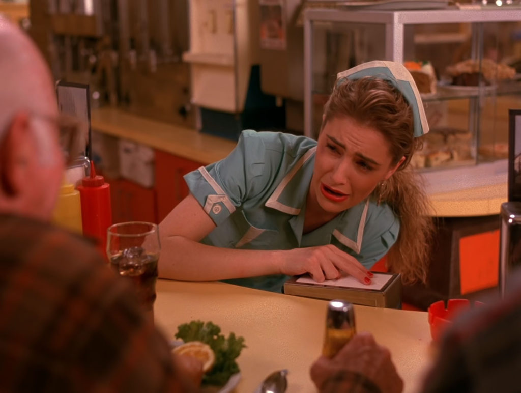 Shelly Johnson in the Double R Diner