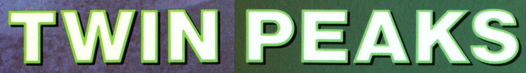 Twin Peaks Logo - Laserdisc Front Cover