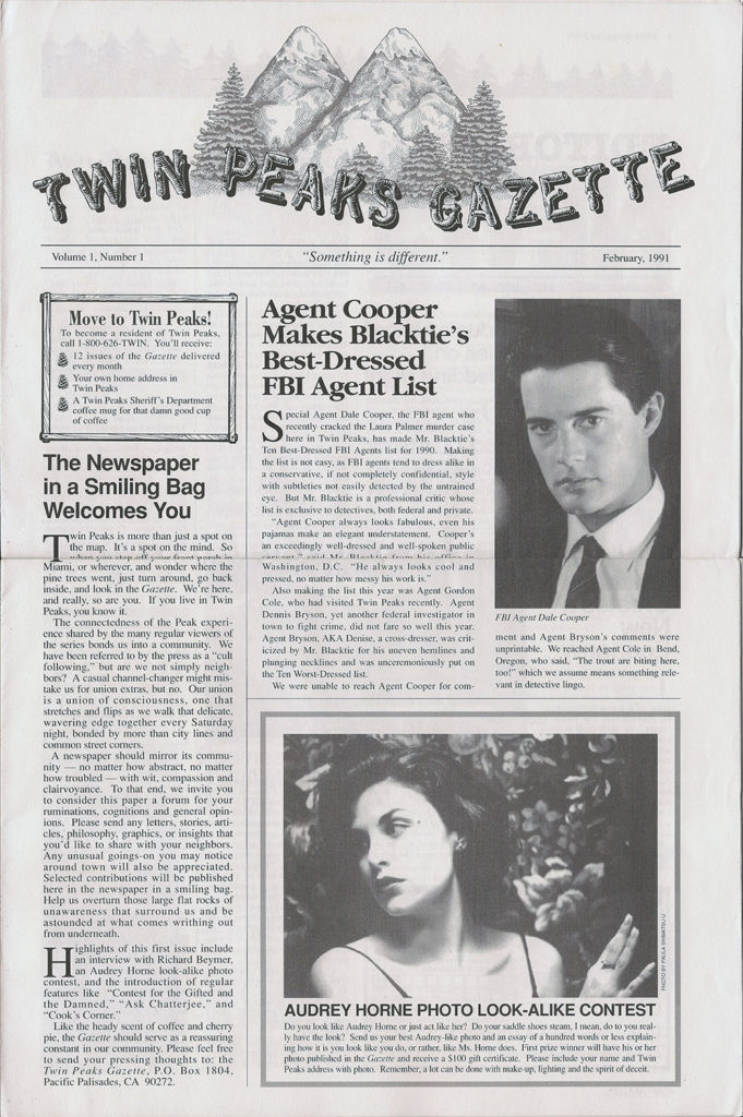 The Mauve Zone - Twin Peaks Gazette, February 1991