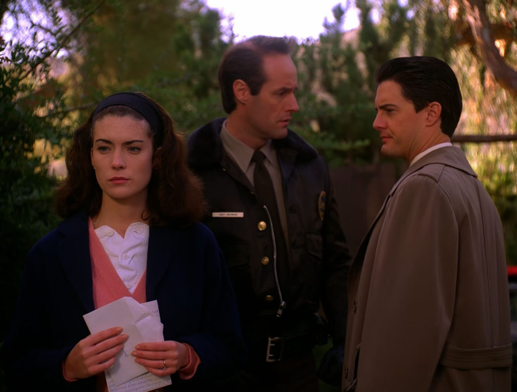 Donna Hayward, Deputy Andy Brennan and Agent Cooper