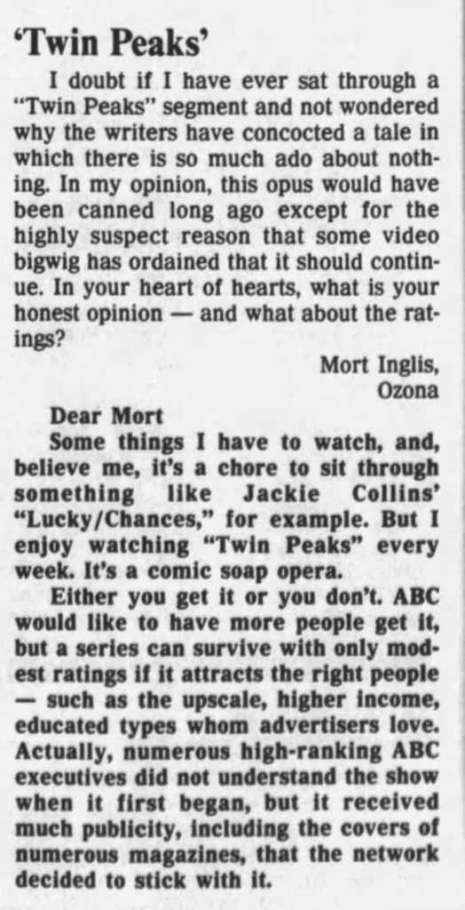 The Tampa Tribune - November 4, 1990 - Ask Walt