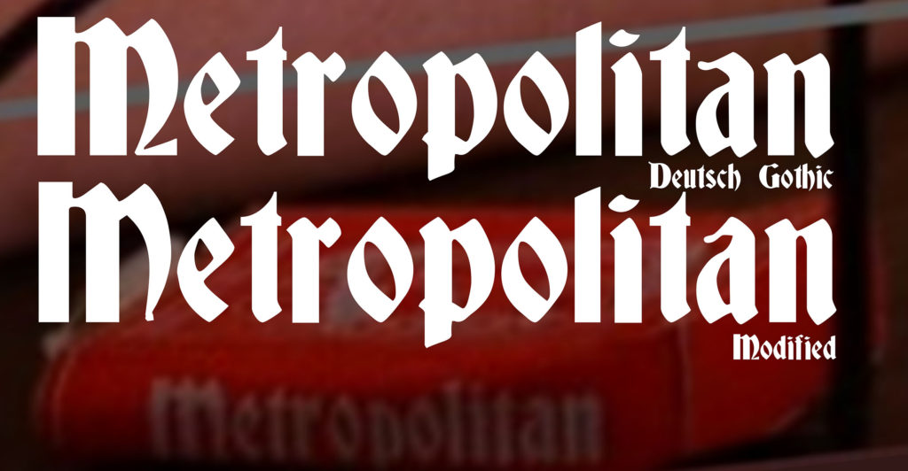 Metropolitan Gothic Logo