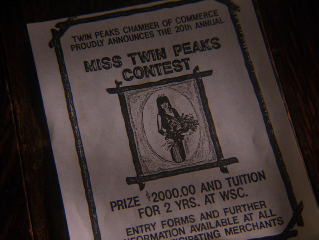 All in the Details - Miss Twin Peaks Contest Flyer