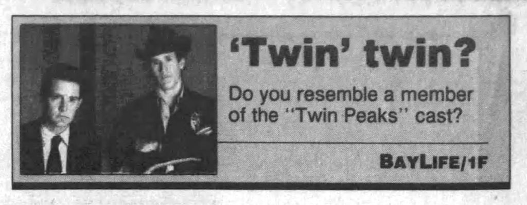 The Tampa Tribune - August 11, 1990 - Twin Twin ad