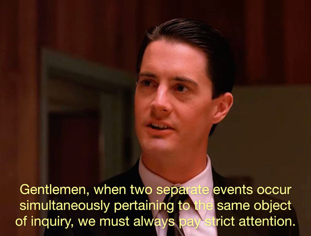 Agent Dale Cooper's Quote from Episode 1004
