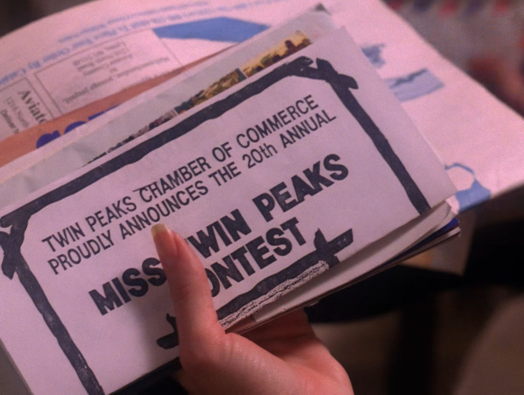 All in the Details - Miss Twin Peaks Contest Flyer