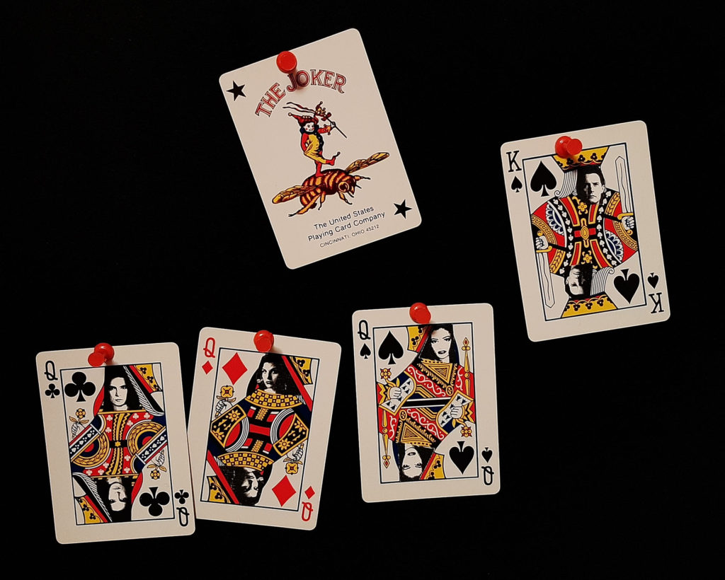 Twin Peaks Prop - Replicas of Windom Earle's Playing Cards