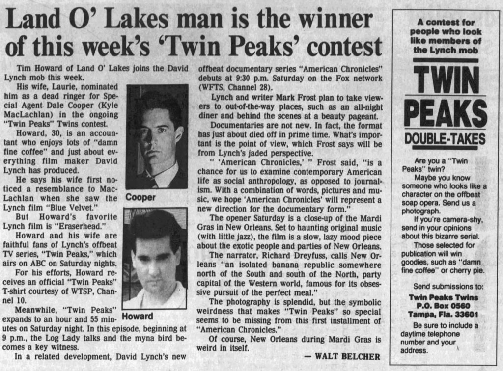 Tampa Tribune - September 7, 1990