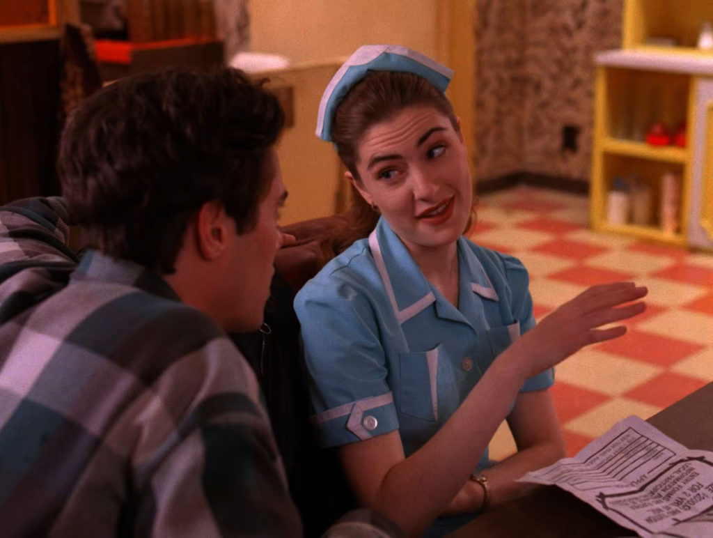 Shelly Johnson and Bobby Briggs at the Double R Diner
