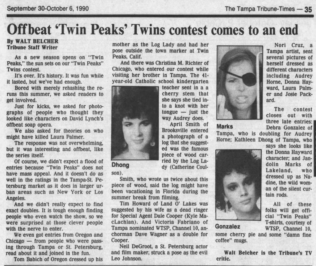 The Tampa Tribune - September 30-October 6, 1990